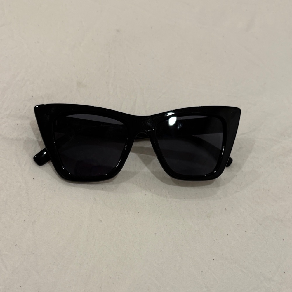 Kurt Geiger Black Cat-Eye Women's Sunglasses